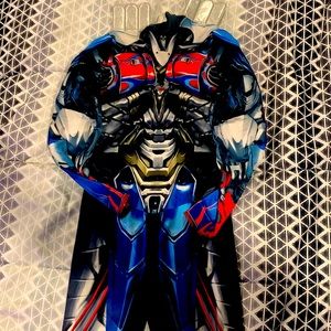 Optimus Prime Costume Size Large Kids W/Muscles